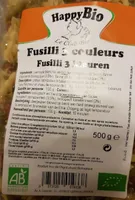 Fusilli bio 3 couleurs