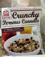 Crunchy pommes cannelle - aux flocons d'avoine - au sucre de canne complet