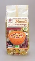 Muesli Sans Gluten Fruits Rouges - Garanti Sans Gluten