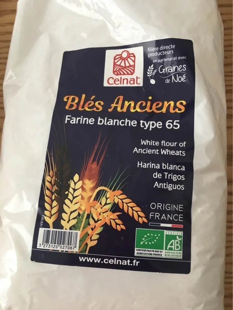 Farine blanche de blés anciens type 65