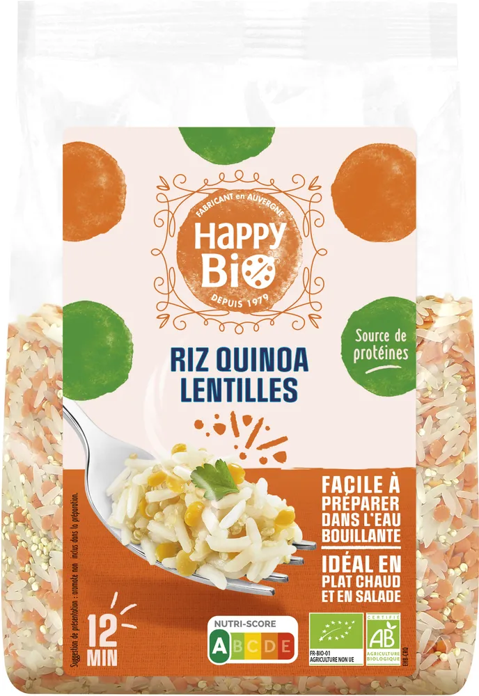 Mélange Riz-Quinoa-Lentilles