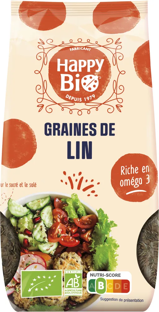 Graines de lin brun
