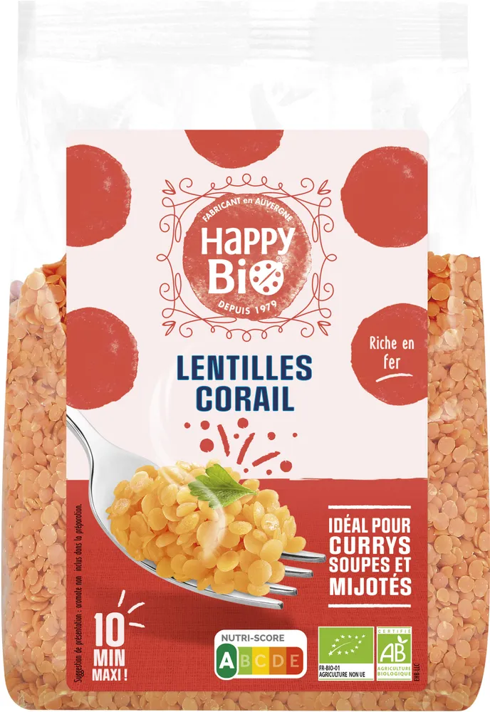 Lentilles corail
