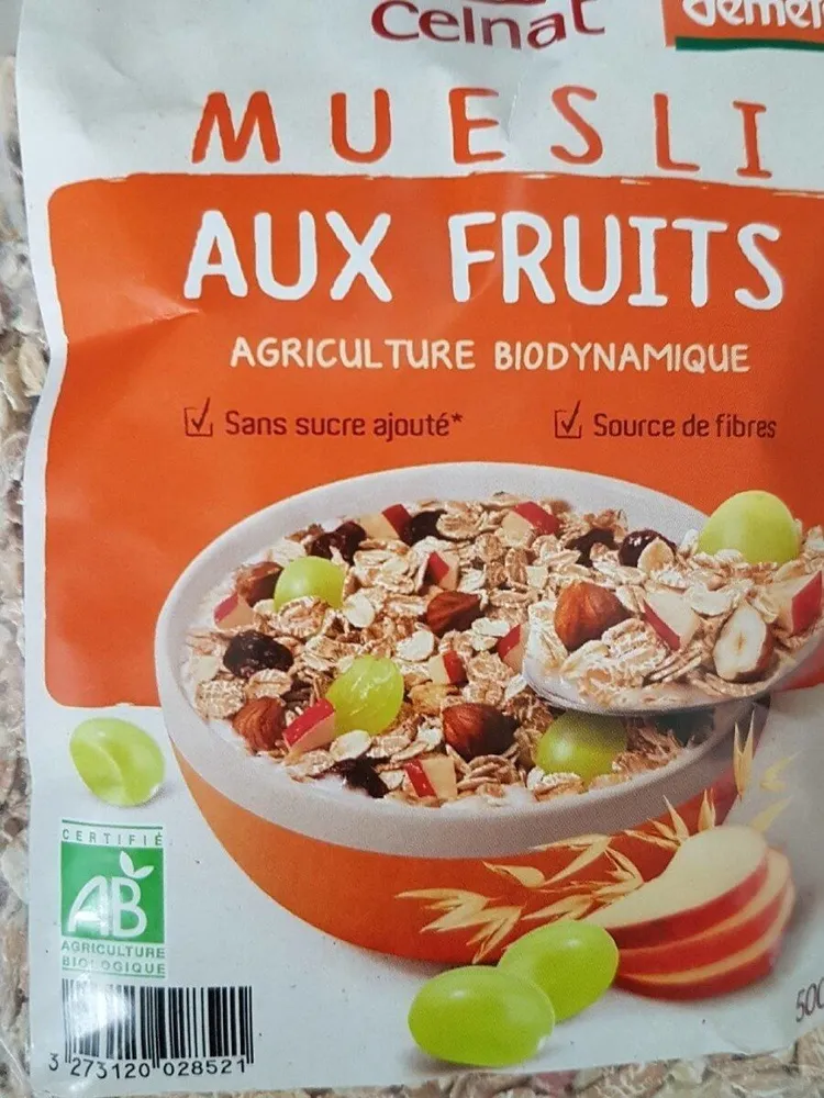 Muesli aux fruits