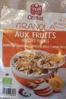 Granola fruits abricots pommes