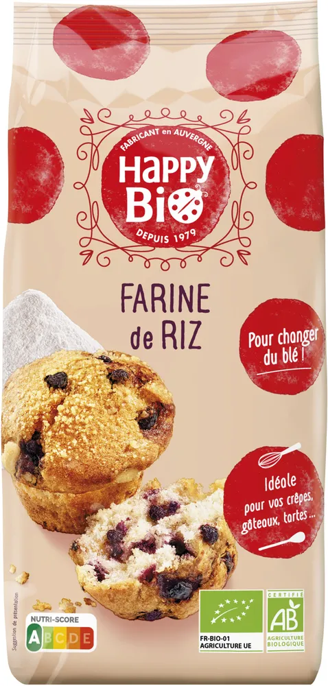 Farine de riz blanc