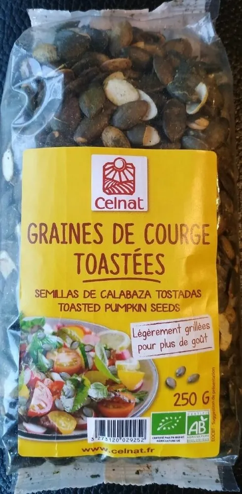 Graines de courges toastées
