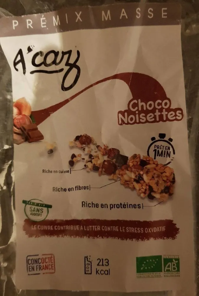 Prémix Masse Choco noisettes