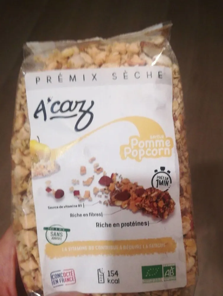 Premix sèche Pomme-pop corn