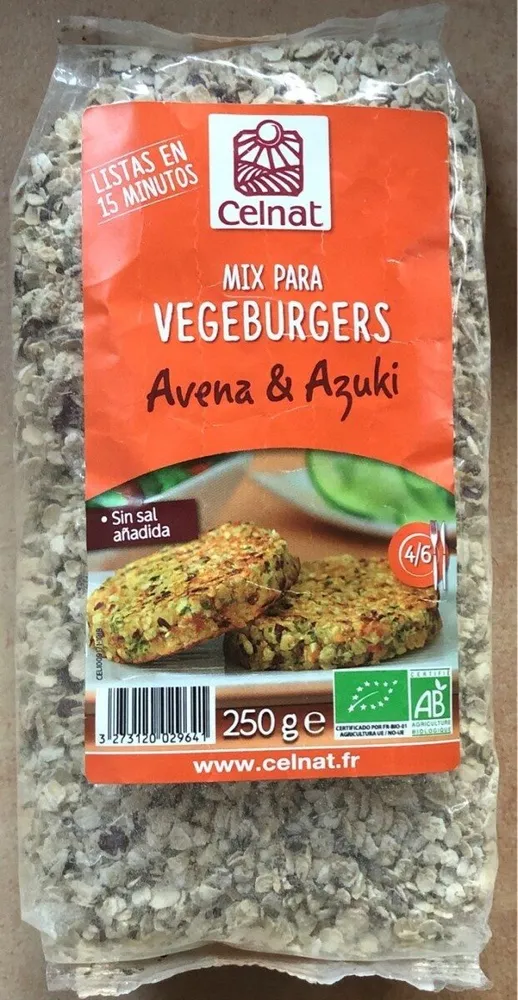 Mix para Vegeburguers