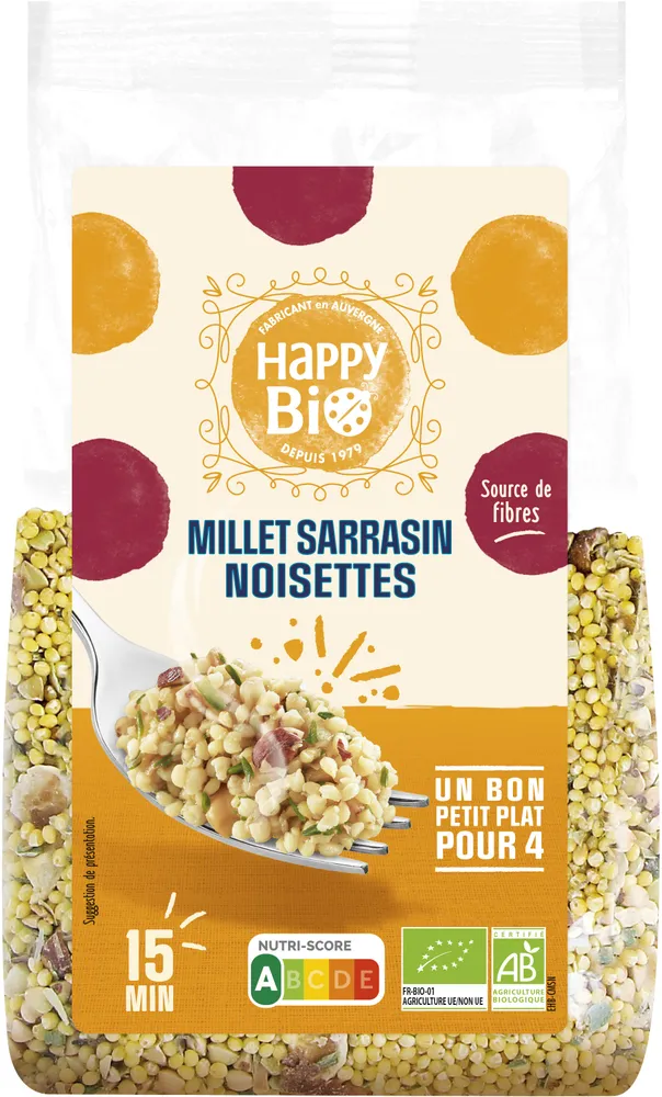 Mélange Millet-Sarrasin-Noisettes
