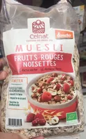 Muesli fruit rouges noisettes