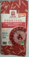 PORRIDGE Fruits rouges Noisettes