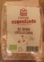 Riz, quinoa lentilles corail