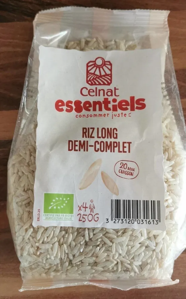 Riz long demi-complet