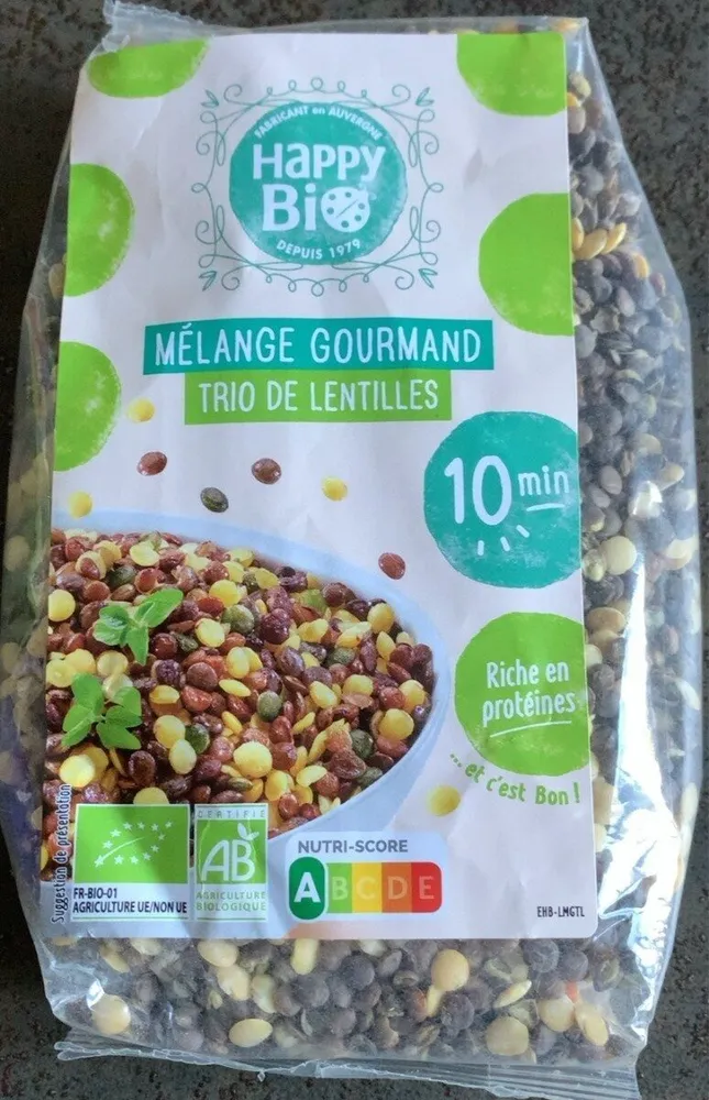 Trio de lentilles