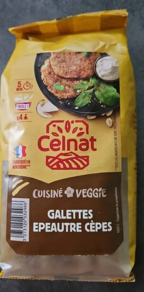 Galettes épeautre cepes