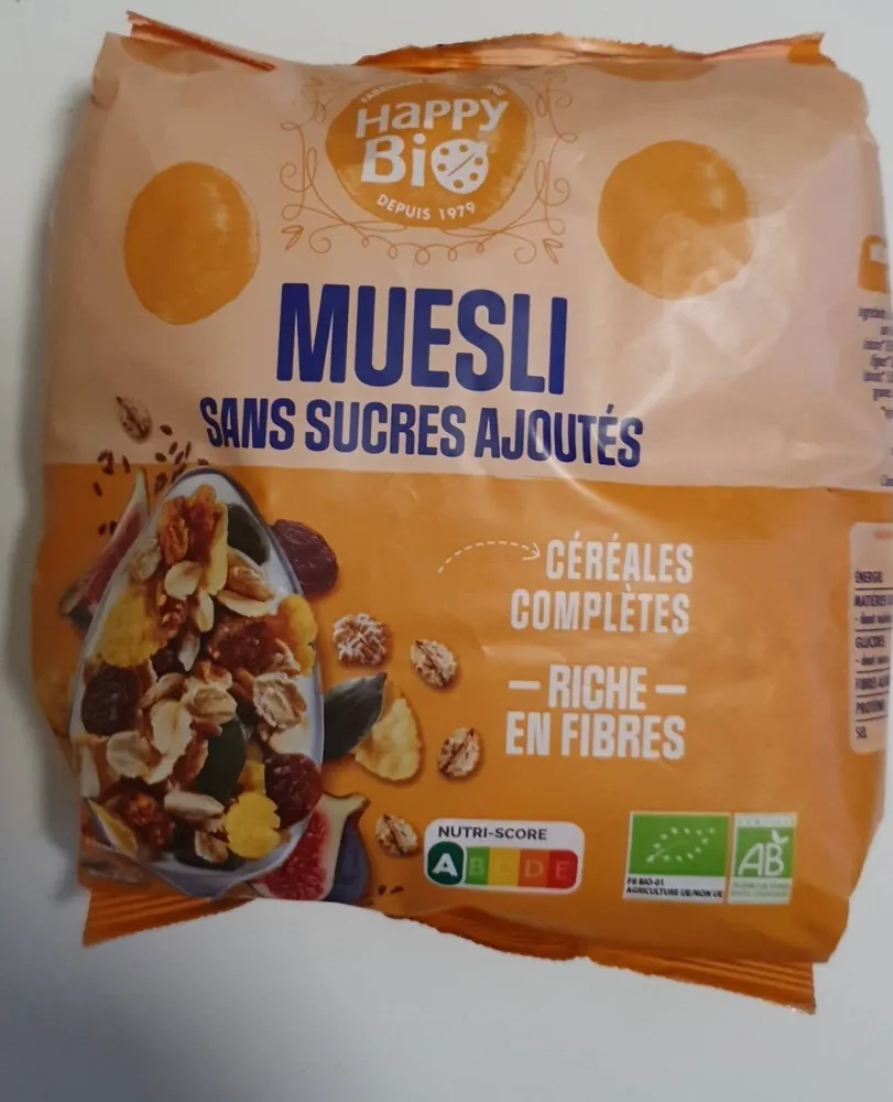 Muesli sans sucres ajoutés