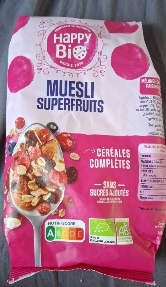 Muesli superfruits