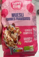 Muesli pommes framboises