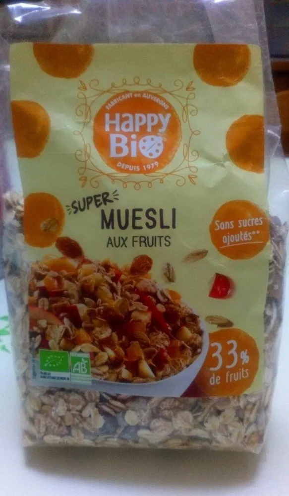 Super muesli aux fruits