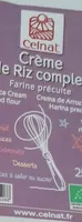 Crème de riz complet