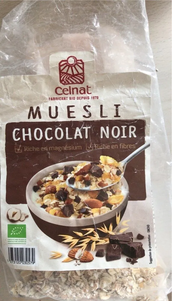 Muesli chocolat noir