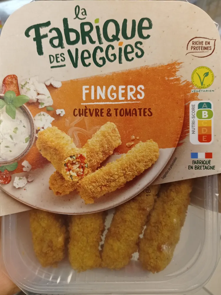 Fingers chèvre tomates séchées