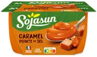 Dessert au soja caramel pointe de sel