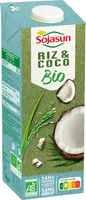 Boisson bio au riz et à la noix de coco