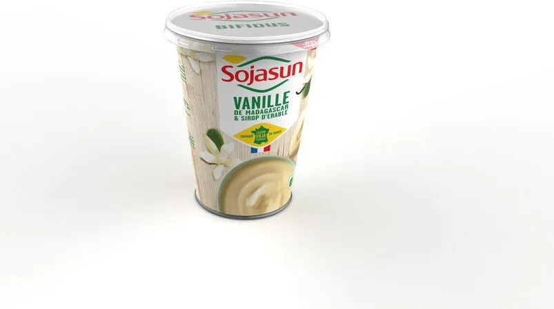 Yaourt au soja, à la vanille et au sirop d'érable