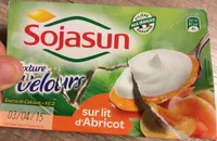 Texture Velours sur lit d'Abricot