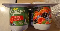Dessert végétal aux morceaux de fruits, Fruits Rouges (4 Pots)