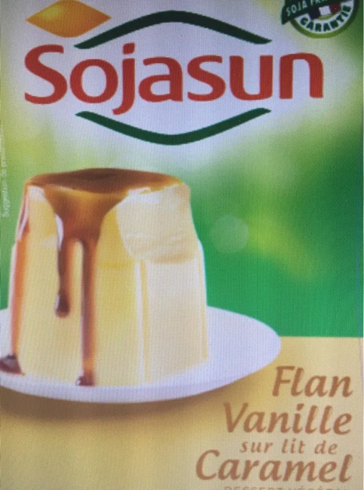 Flan vanille sur lit de caramel