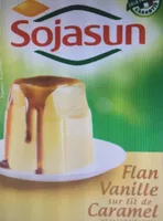 Flan vanille sur lit de caramel