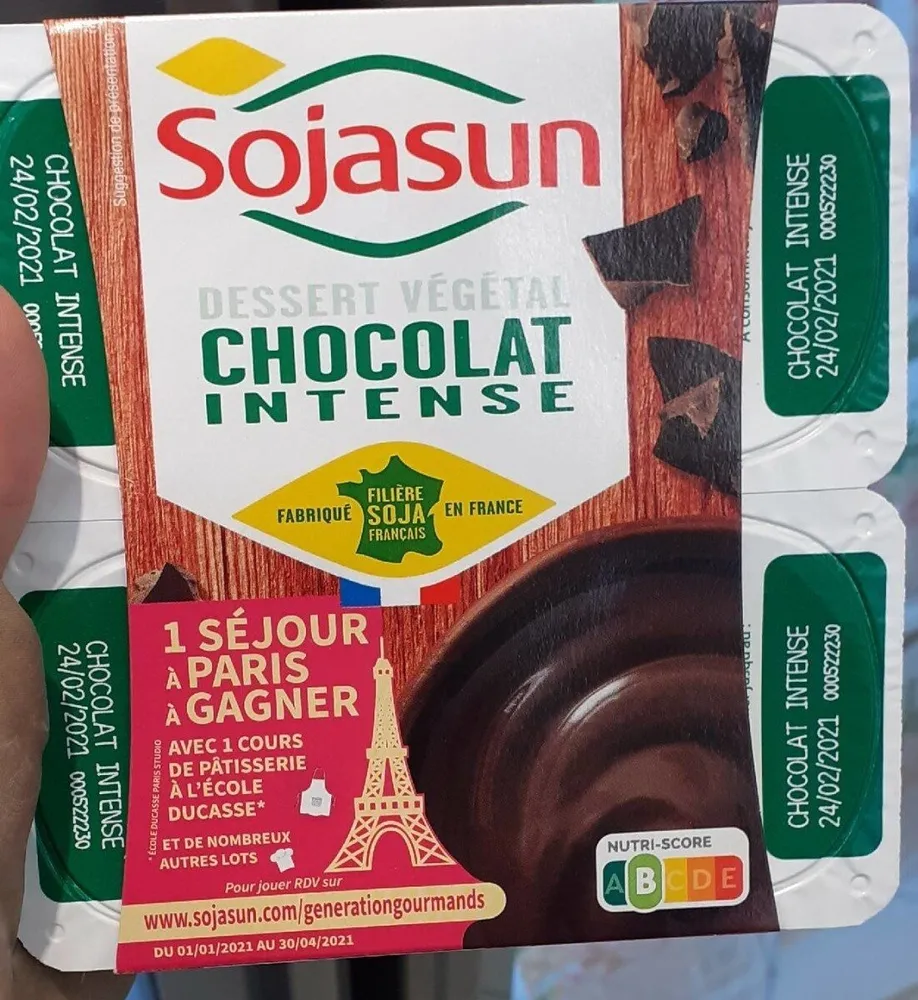 Dessert végétal chocolat intense