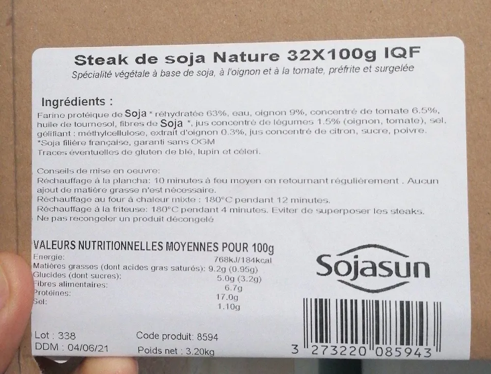 Steack de soja
