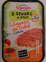 Steaks de soja légumes du soleil chèvre