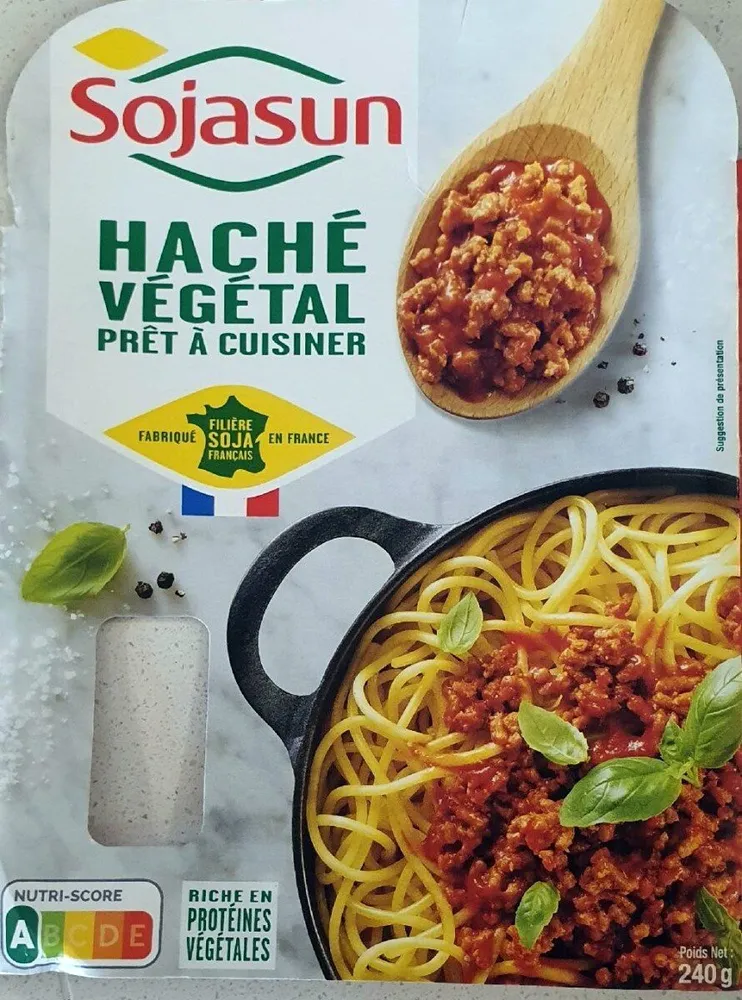 Haché végétal prêt à cuisiner