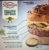 Burger Végétal - courgette sauce burger