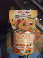 Repas végétal soja coco curry