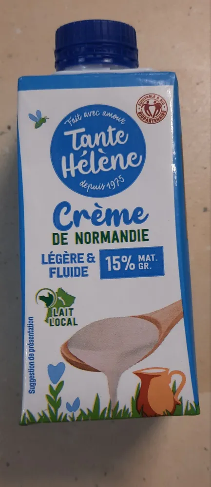 Crème de Normandie légère & fluide