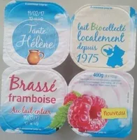 Brassé framboise Au lait entier