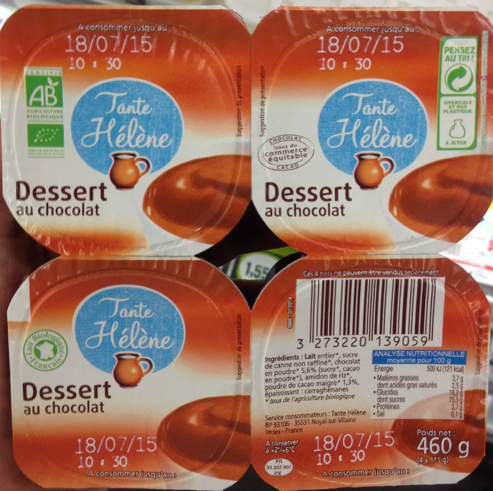 Dessert au chocolat