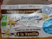 Yaourt au lait de brebis vanille