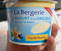 Yaourt a la grecque brebis vanille