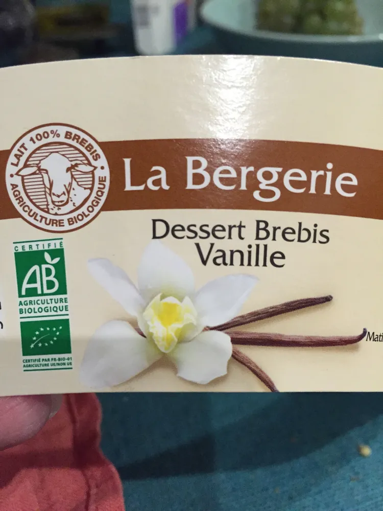 Dessert Brebis Vanille