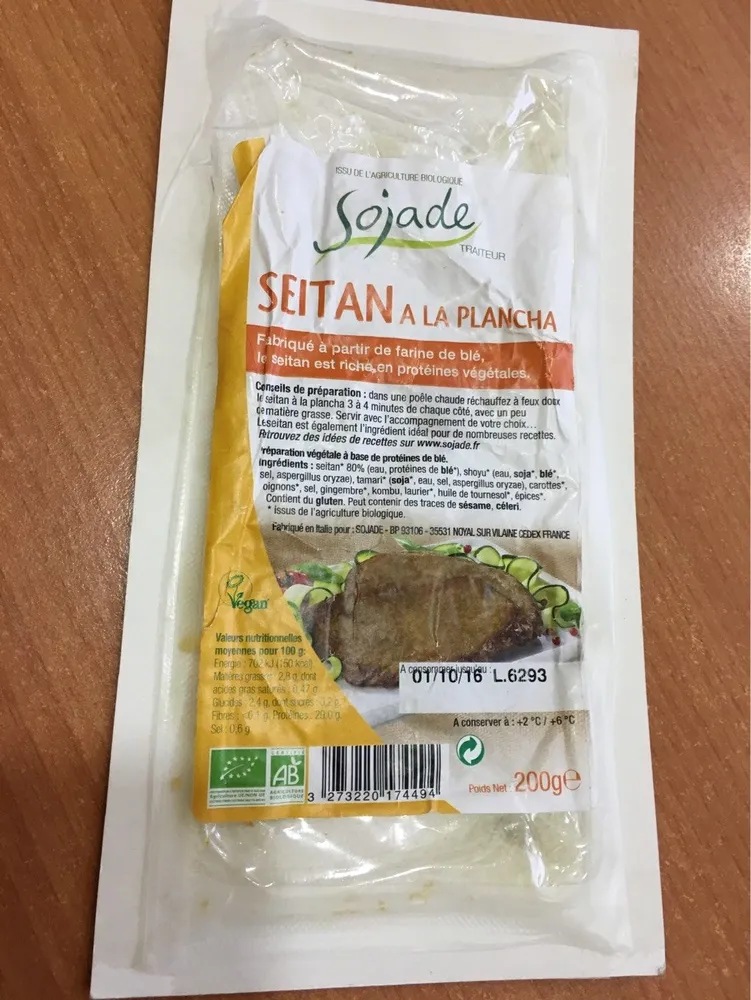 Seitan à la plancha