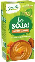 Dessert soja caramel