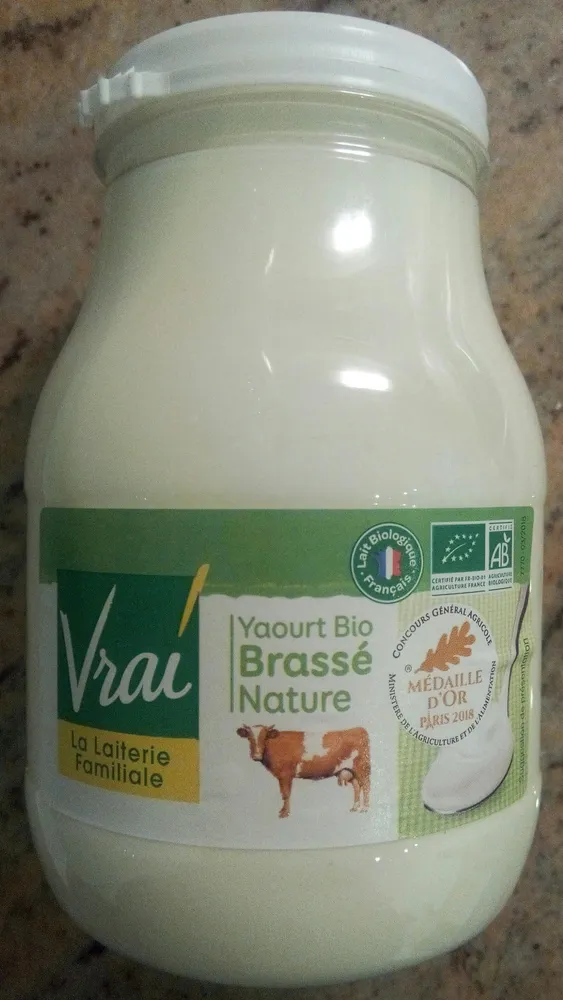 Yaourt brassé nature Bio